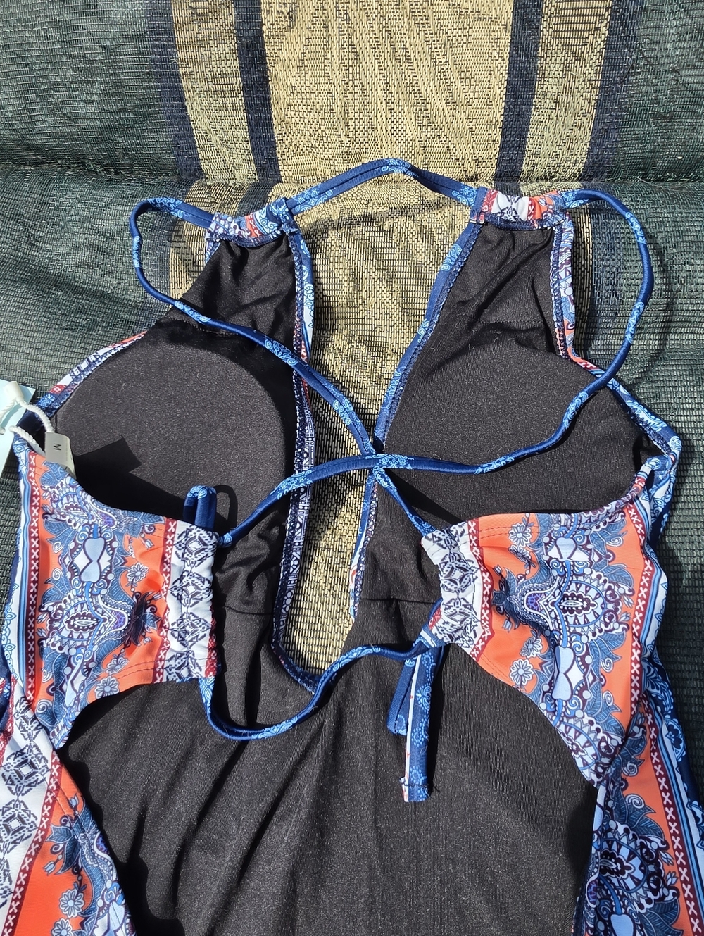 NWT Cupshe Fleet of Time One-piece Swimsuit M - Picture 9 of 10